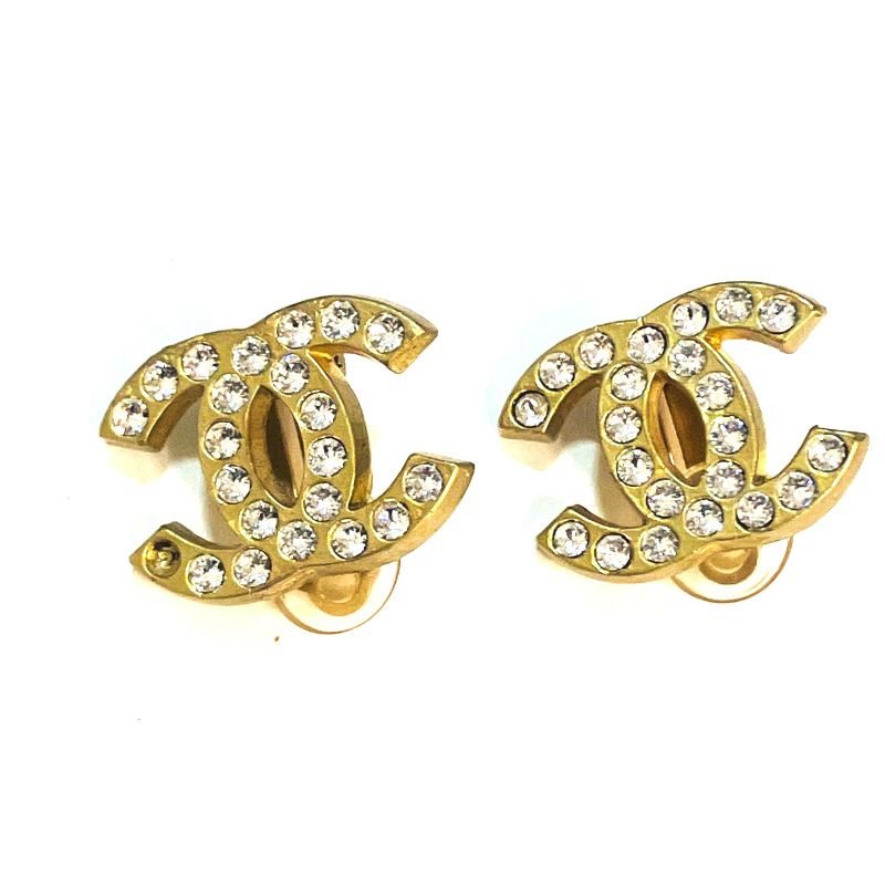 Chanel Rhinestone COCO Earrings: