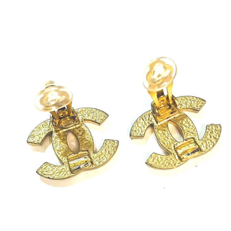 Chanel Rhinestone COCO Earrings: