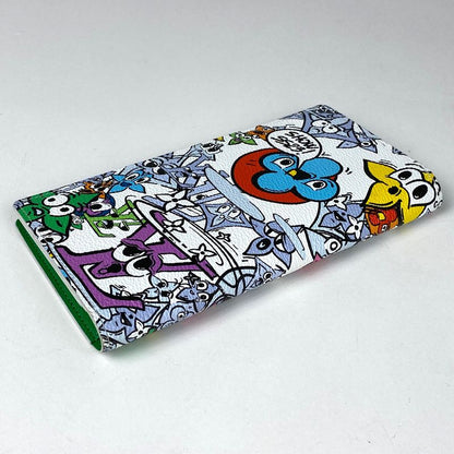 Louis Vuitton Portefeuille Brazza NM Monogram Comic Long Wallet Monogram White