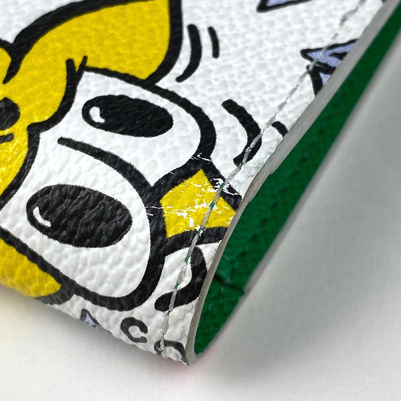 Louis Vuitton Portefeuille Brazza NM Monogram Comic Long Wallet Monogram White