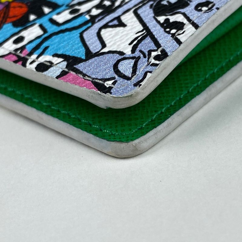 Louis Vuitton Portefeuille Brazza NM Monogram Comic Long Wallet Monogram White