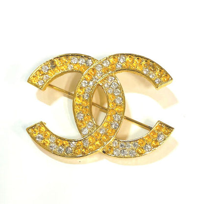 Chanel Rhinestone COCO Mark Brooch : Y3214
