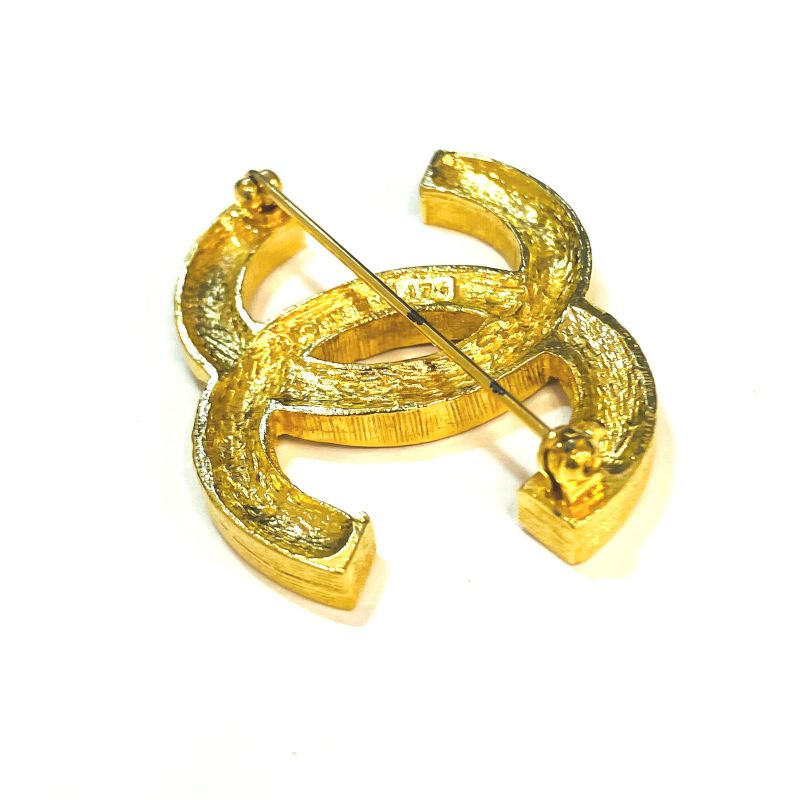 Chanel Rhinestone COCO Mark Brooch : Y3214