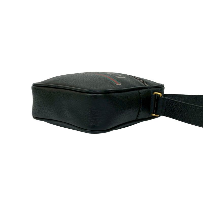 Gucci Sherry Line GG Logo Leather Shoulder Bag Sacoche Pochette Messenger