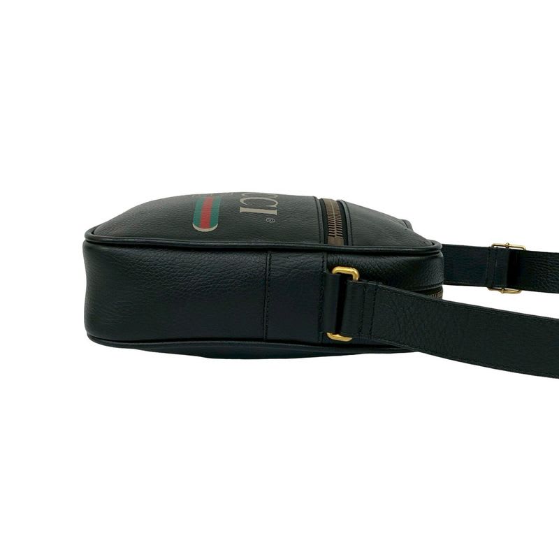 Gucci Sherry Line GG Logo Leather Shoulder Bag Sacoche Pochette Messenger