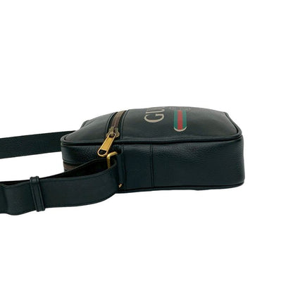Gucci Sherry Line GG Logo Leather Shoulder Bag Sacoche Pochette Messenger