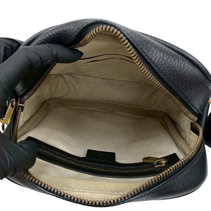 Gucci Sherry Line GG Logo Leather Shoulder Bag Sacoche Pochette Messenger