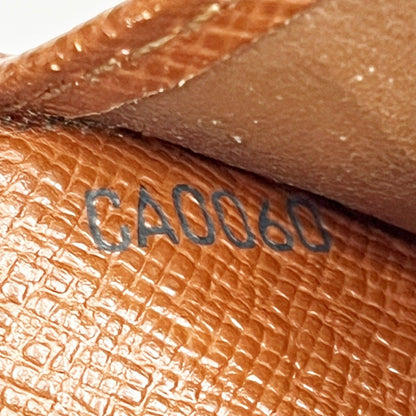 Louis Vuitton Long Wallet Monogram Portochequier Carte Credit M62225 Brown