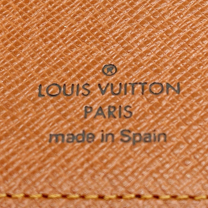 Louis Vuitton Long Wallet Monogram Portochequier Carte Credit M62225 Brown