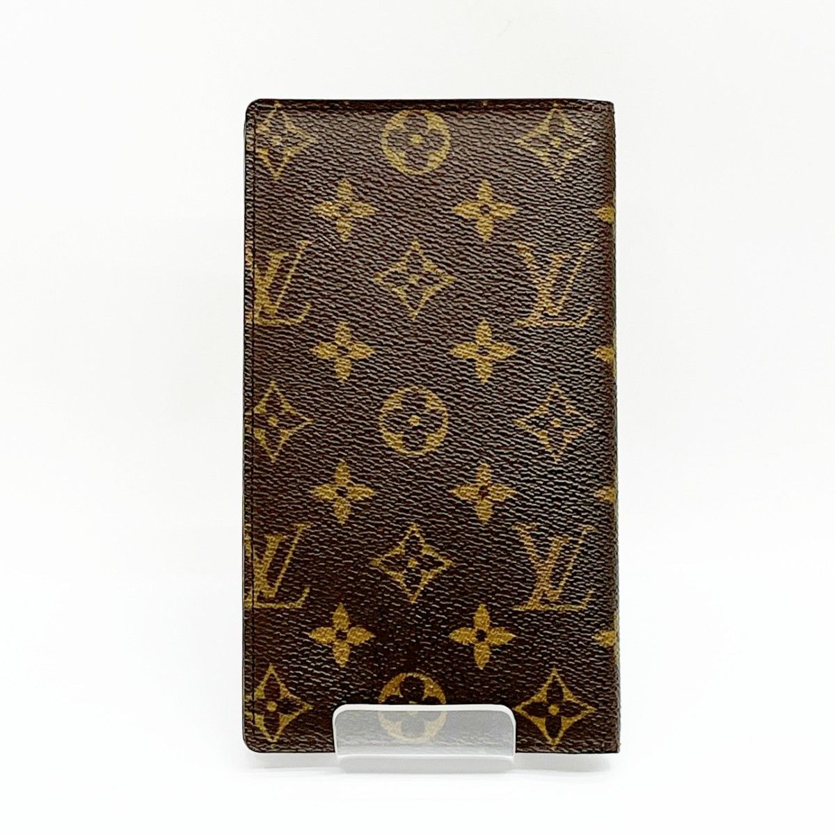 Louis Vuitton Long Wallet Monogram Portochequier Carte Credit M62225 Brown