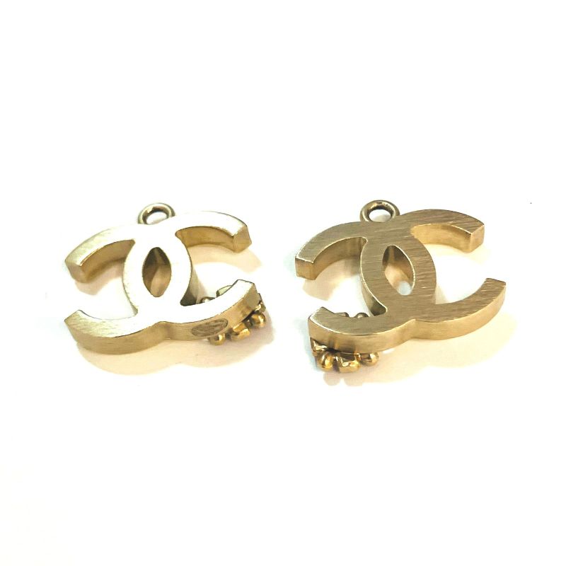 Chanel COCO Mark Hoop Earrings: X3217