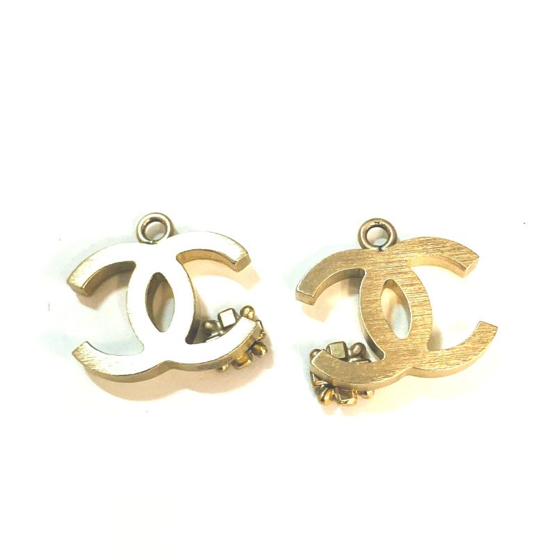 Chanel COCO Mark Hoop Earrings: X3217