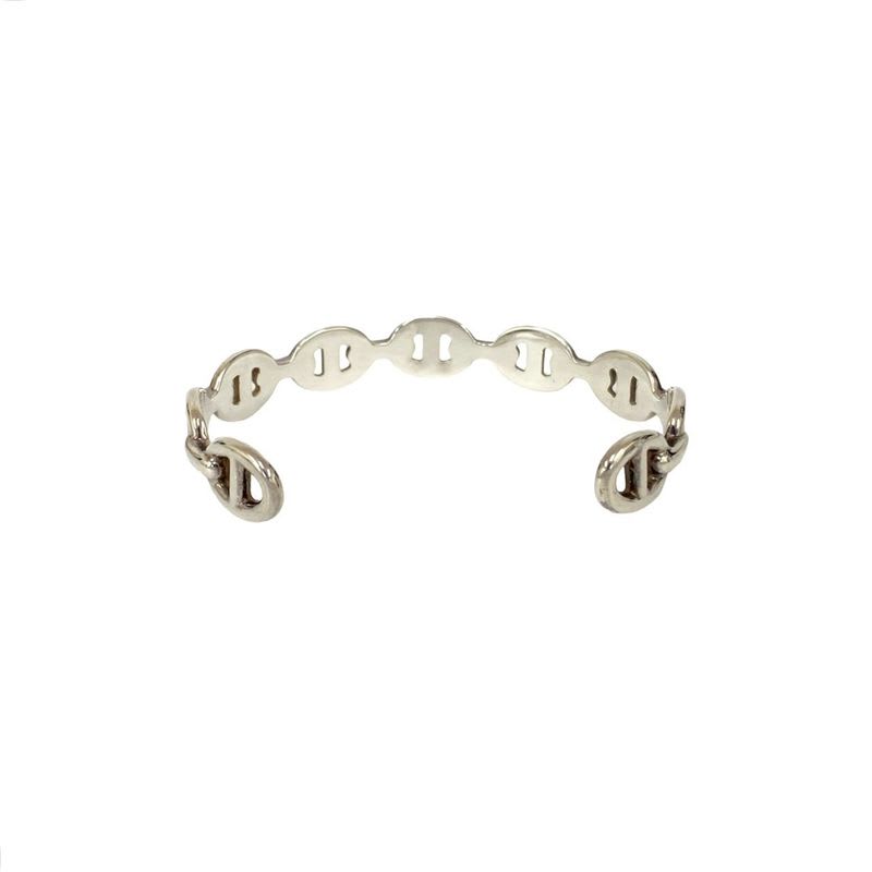 Hermes Chaine D'ancre Silver 925 Bangle Bracelet Accessories Small Items