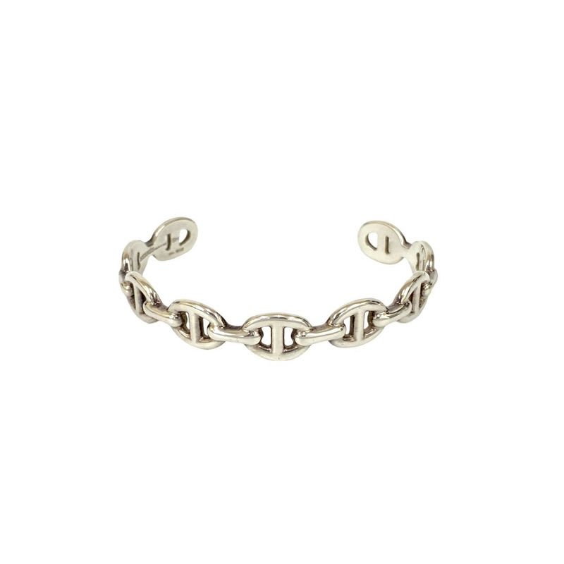 Hermes Chaine D'ancre Silver 925 Bangle Bracelet Accessories Small Items