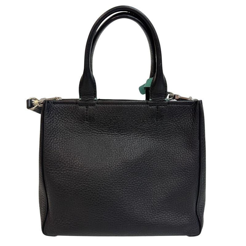 Tiffany & Co Tiffany & Co 2way Mini Tote Handbag Micro Tote Shoulder Bag Black