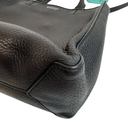 Tiffany & Co Tiffany & Co 2way Mini Tote Handbag Micro Tote Shoulder Bag Black