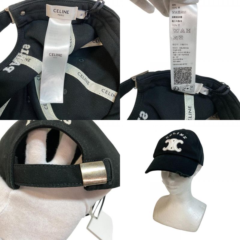 Celine Triomphe Cap Black Women