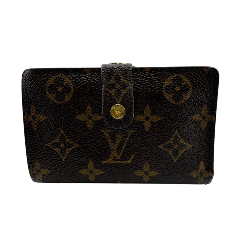 Louis Vuitton M61663 Portmonnais Vieux Viennois Bifold Wallet Brown Ladies
