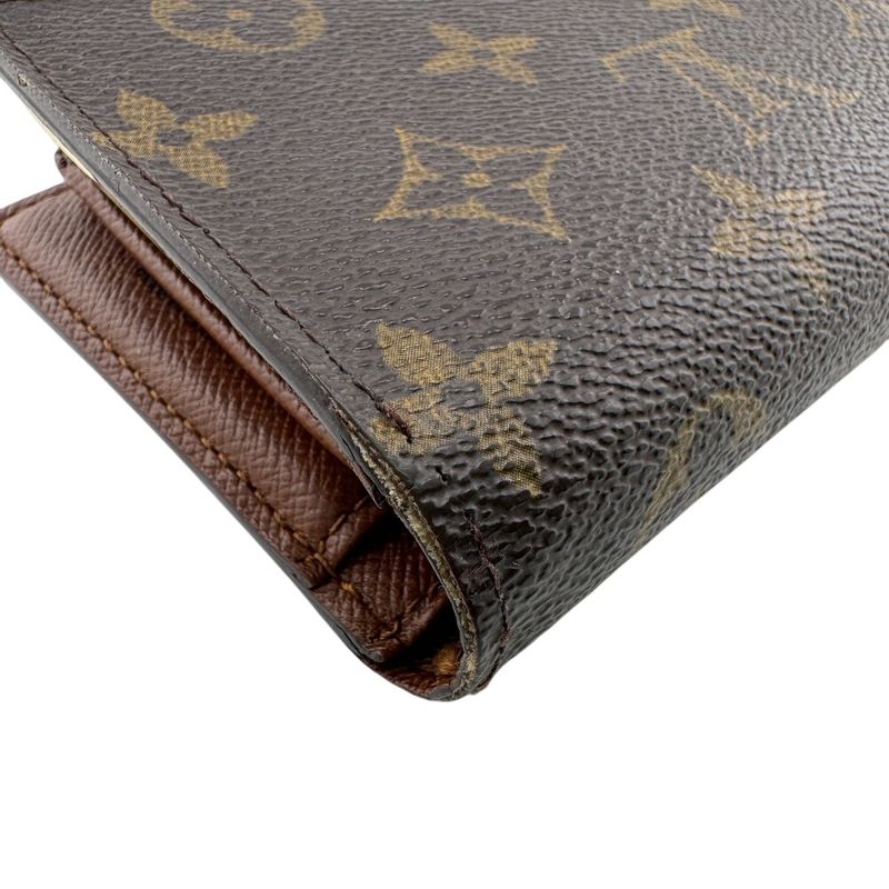 Louis Vuitton M61663 Portmonnais Vieux Viennois Bifold Wallet Brown Ladies