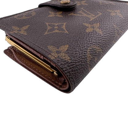 Louis Vuitton M61663 Portmonnais Vieux Viennois Bifold Wallet Brown Ladies