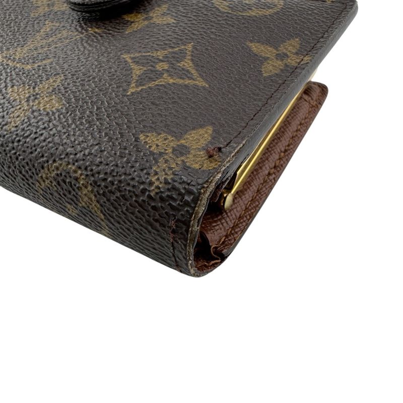 Louis Vuitton M61663 Portmonnais Vieux Viennois Bifold Wallet Brown Ladies