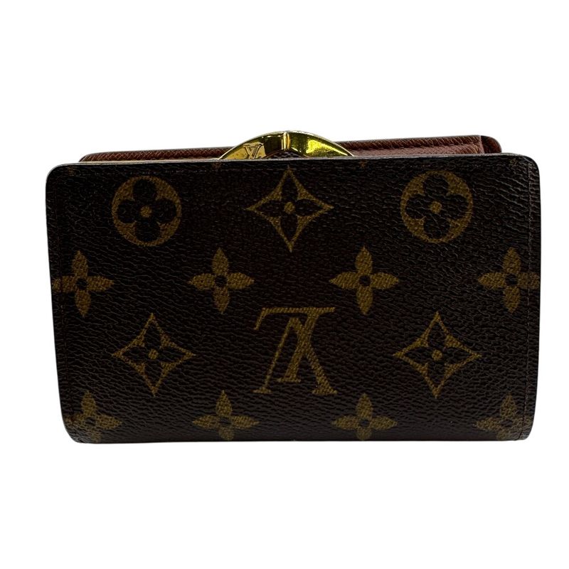 Louis Vuitton M61663 Portmonnais Vieux Viennois Bifold Wallet Brown Ladies