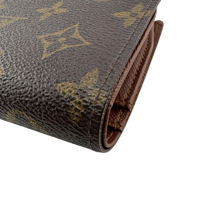Louis Vuitton M61663 Portmonnais Vieux Viennois Bifold Wallet Brown Ladies