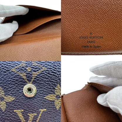 Louis Vuitton M61663 Portmonnais Vieux Viennois Bifold Wallet Brown Ladies