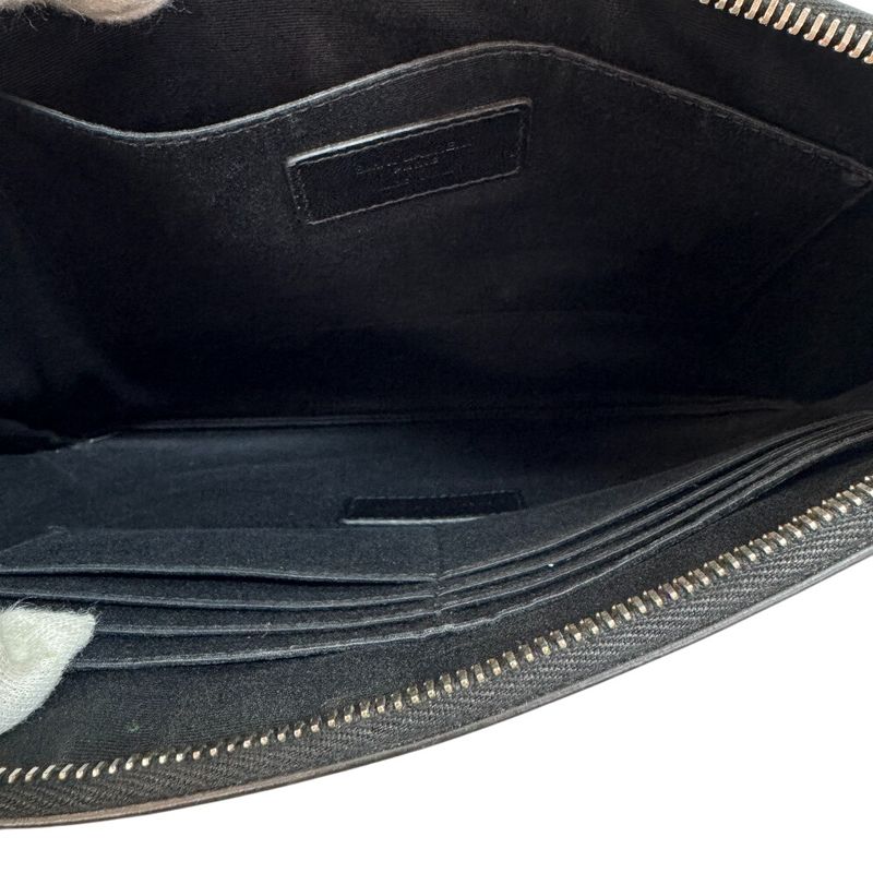Saint Laurent 397294 Clutch Bag Black Men's