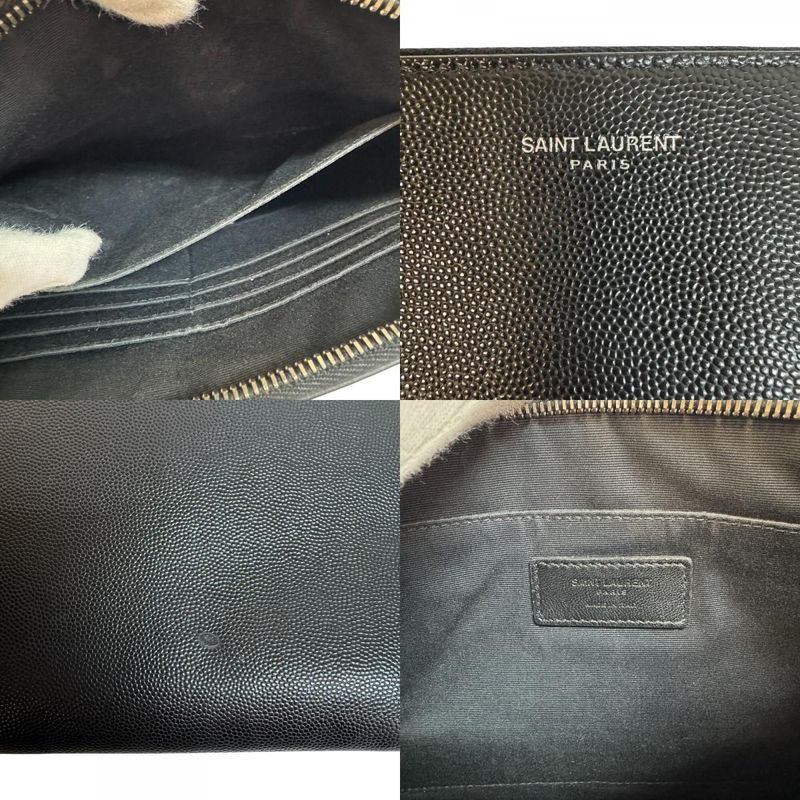 Saint Laurent 397294 Clutch Bag Black Men's