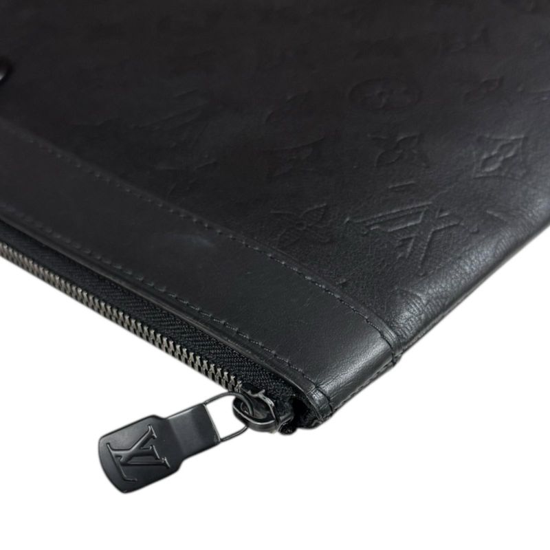 Louis Vuitton Pochette Discovery Monogram Shadow Clutch Bag Monogram Shadow