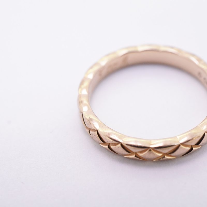 Chanel Ring Coco Crush/beige Gold 5PD 18K Pink Gold Pink Gold Diamond #46 Ladies