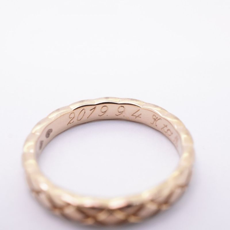 Chanel Ring Coco Crush/beige Gold 5PD 18K Pink Gold Pink Gold Diamond #46 Ladies