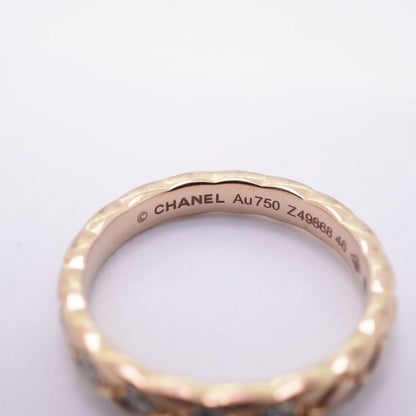Chanel Ring Coco Crush/beige Gold 5PD 18K Pink Gold Pink Gold Diamond #46 Ladies