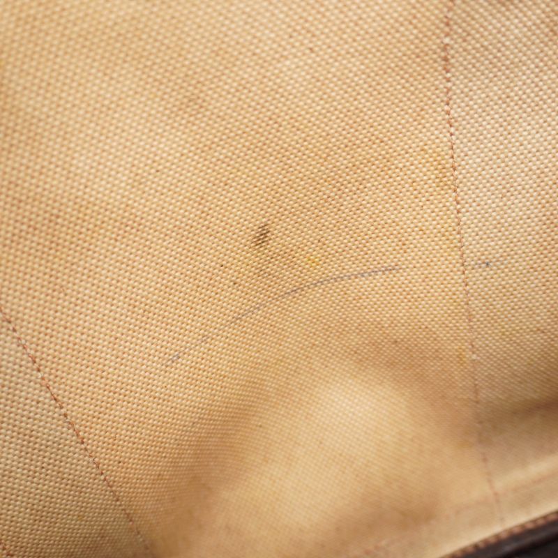 Hermes Tote Bag Garden Party PM Toile Ash Beige Silver Hardware □G Engraved