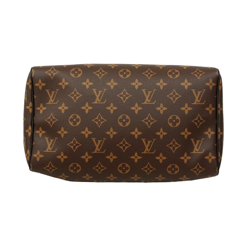 Louis Vuitton Handbag Monogram Speedy Bandoliere 30 Soft M12243 Brown Black