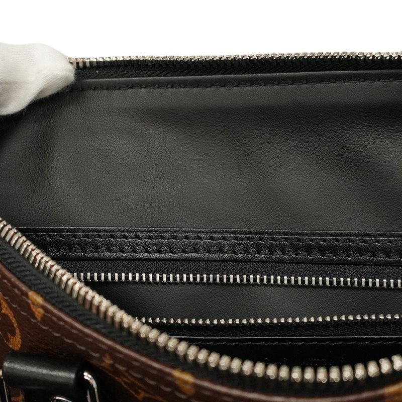 Louis Vuitton Handbag Monogram Speedy Bandoliere 30 Soft M12243 Brown Black