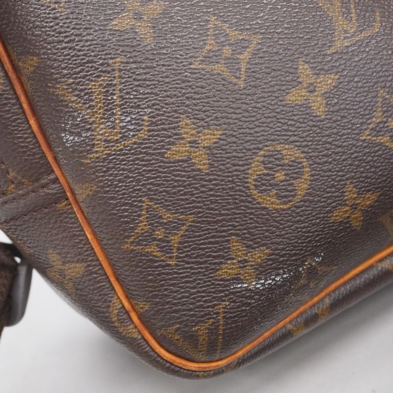 Louis Vuitton Shoulder Bag Monogram Reporter PM M45254 Brown Ladies