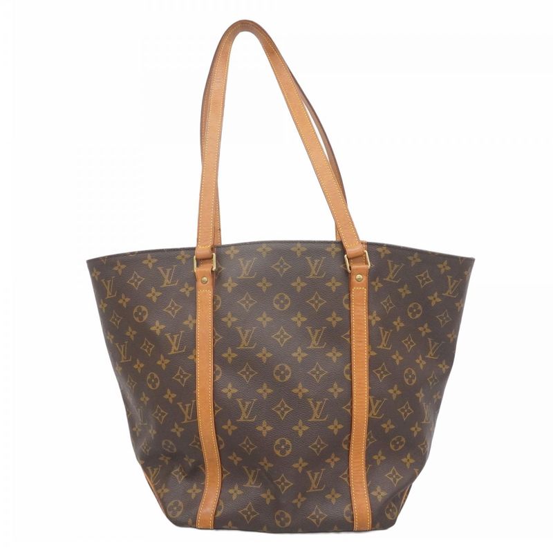 Louis Vuitton Tote Bag Monogram Sac Shopping M51109 Brown Ladies
