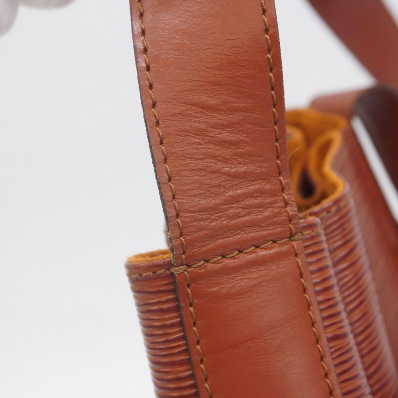 Louis Vuitton Shoulder Bag Epi Sac Depaul PM M80203 Kenyan Brown Ladies