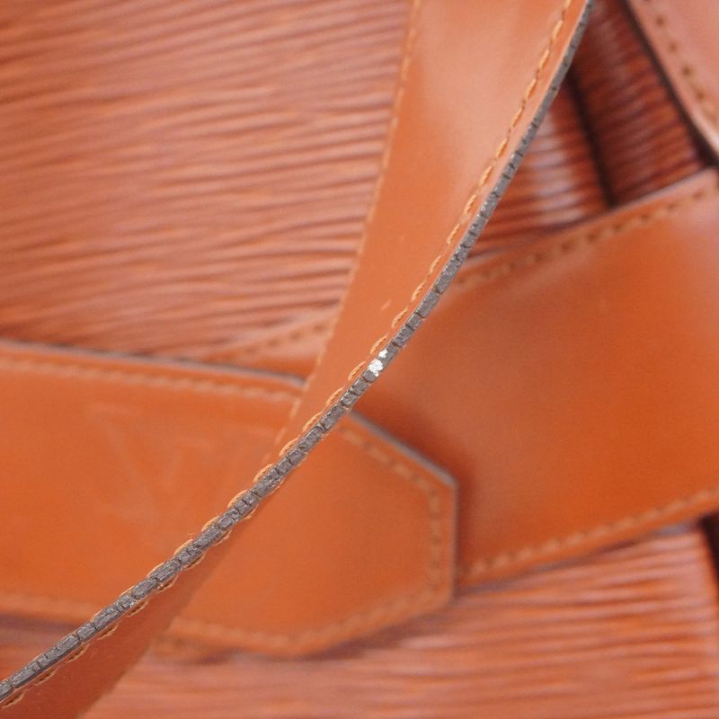 Louis Vuitton Shoulder Bag Epi Sac Depaul PM M80203 Kenyan Brown Ladies