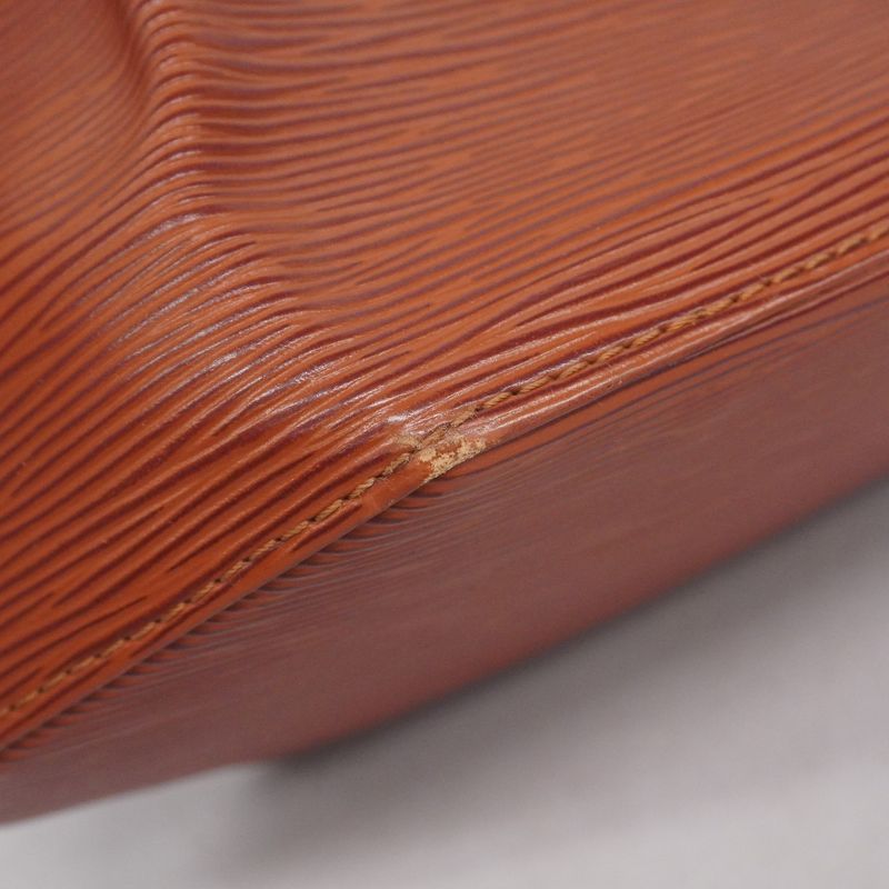 Louis Vuitton Shoulder Bag Epi Sac Depaul PM M80203 Kenyan Brown Ladies