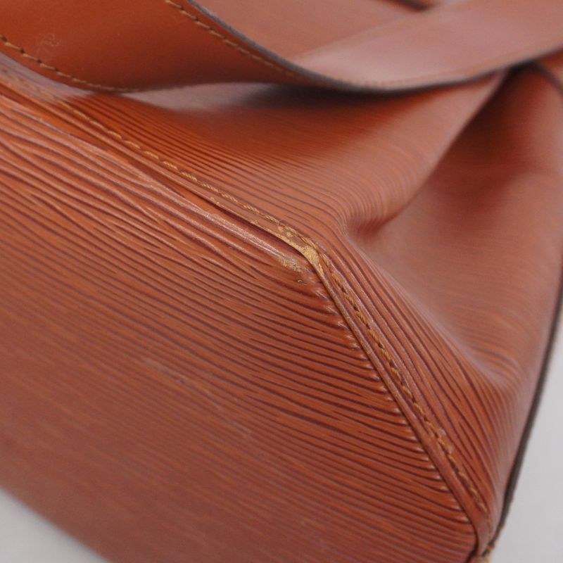 Louis Vuitton Shoulder Bag Epi Sac Depaul PM M80203 Kenyan Brown Ladies