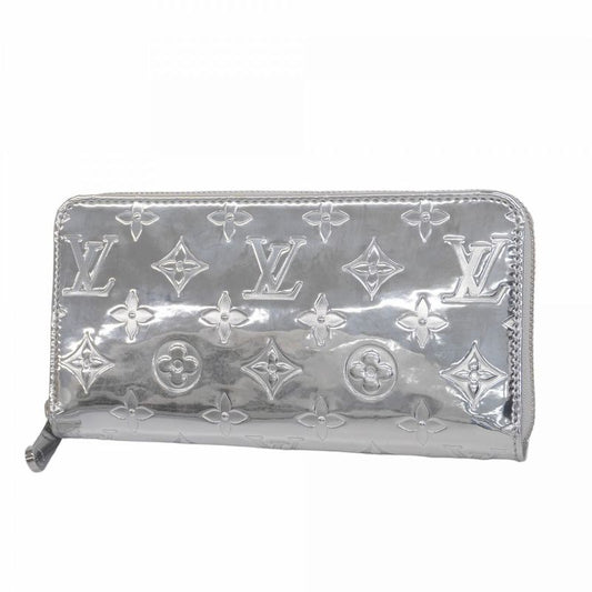 Louis Vuitton Long Wallet Monogram Miroir Zippy Wallet M83543 Silver Ladies