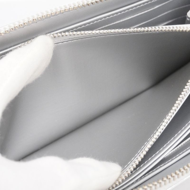 Louis Vuitton Long Wallet Monogram Miroir Zippy Wallet M83543 Silver Ladies