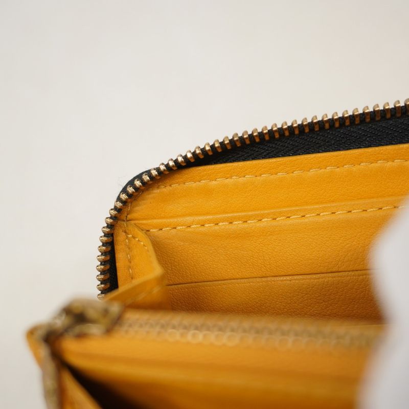 Louis Vuitton Monogram Denim Zippy Wallet M95614 Noir Black Women