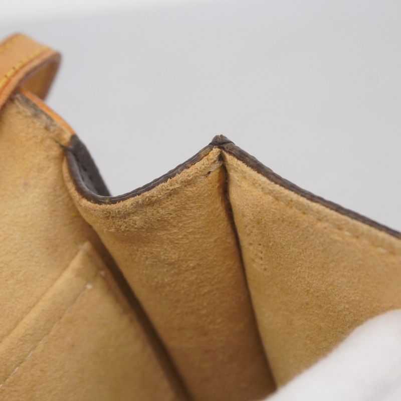 Louis Vuitton Shoulder Bag Monogram Pochette Twin GM M51852 Brown Ladies