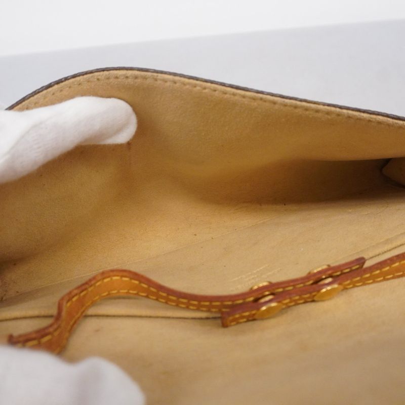 Louis Vuitton Shoulder Bag Monogram Pochette Twin GM M51852 Brown Ladies