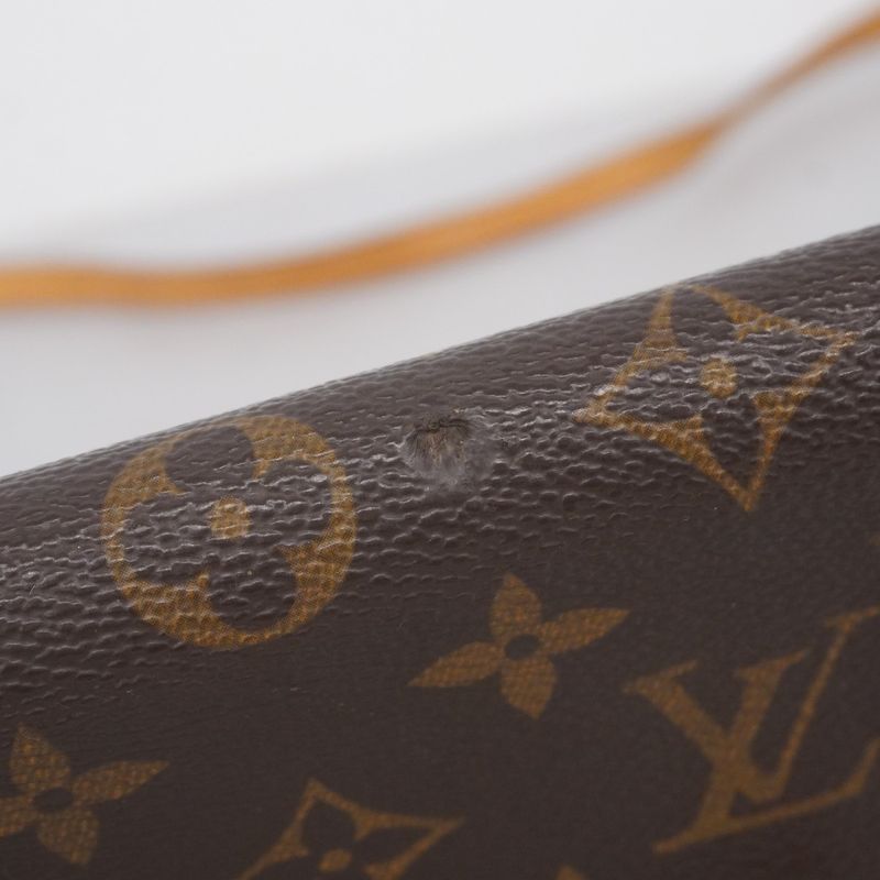 Louis Vuitton Shoulder Bag Monogram Pochette Twin GM M51852 Brown Ladies