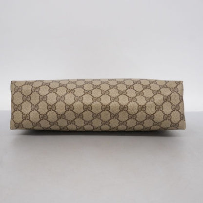 Gucci Tote Bag GG Supreme/sherry Line 39 02 003 PVC Brown Gold/silver Hardware